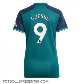 Arsenal Gabriel Jesus #9 Tredje Matchtröja Dam 2023-24 Kortärmad